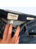 FRAME Denim Print Blue Jeans Size 25 waist - photo 3