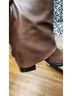 Zara 100% Calf Leather Brown Boots Size EU 41 - photo 4