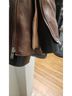 Zara 100% Calf Leather Brown Boots Size EU 41 - photo 5