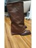 Zara 100% Calf Leather Brown Boots Size EU 41 - photo 3
