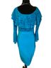 Wow Couture Teal Cocktail Dress Size L - photo 1