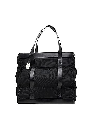 Gucci Gucci handbag tote bag 002 3754 0404 black nylon canvas leather men's GUCCI (view 1)