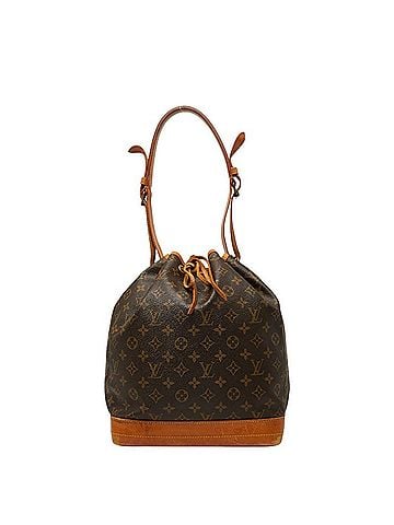 Louis Vuitton Louis Vuitton Monogram Noe Shoulder Bag M42224 Brown Leather Women's LOUIS VUITTON (view 1)