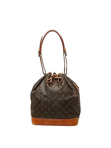 Louis Vuitton Louis Vuitton Monogram Noe Shoulder Bag M42224 Brown Leather Women's LOUIS VUITTON (view 1)