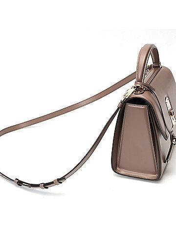Salvatore Ferragamo Salvatore Ferragamo Ferragamo Boxys Bag Shoulder Leather Greige (view 2)