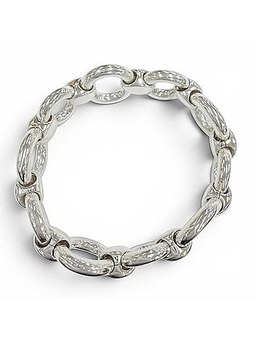 Hermès HERMES Vintage Frontaire Bracelet, SV925 Bangle, Silver, Weight 55.2g, Women's. (view 2)