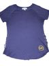 Michael Kors Purple Short Sleeve Blouse Size M - photo 1