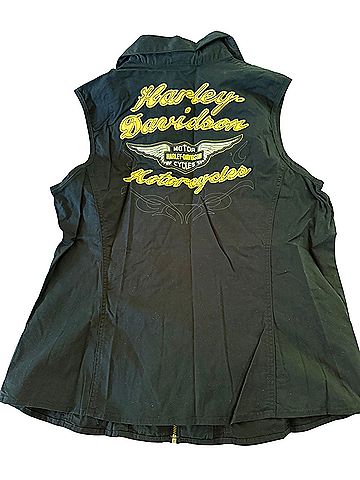 Harley Davidson Denim Vest (view 2)