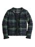J.Crew Plaid Green Black Yellow Blazer Size 0 - photo 1