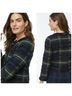 J.Crew Plaid Green Black Yellow Blazer Size 0 - photo 4