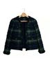J.Crew Plaid Green Black Yellow Blazer Size 0 - photo 3