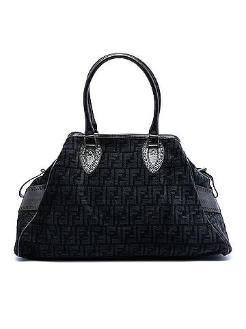 Fendi Large Zucca Velvet Etniko Du Jour Handbag (view 1)