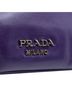 Prada 100% Leather Purple Soft Calf Fold Over Shoulder Bag One size - photo 6