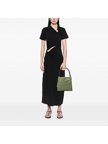 Prada Tessuto Enamel Top Handle Bag (view 2)