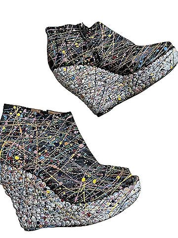 Jeffrey Campbell TICK-PAINT Ankle Boots (view 2)