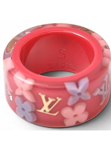 Louis Vuitton Louis Vuitton Ring / LOUIS VUITTON Bague Farandole M66096 Pink (view 1)