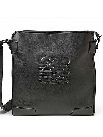 Loewe Loewe shoulder bag, LOEWE Anagram leather, black. (view 1)