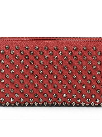 Christian Louboutin Christian Louboutin wallet, long wallet/Panettone Zipped, begonia/silver, 1185059 (view 2)