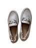 Donald J Pliner Snake Print White Pink Flats Size 10 - photo 1