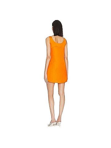 FRAME Denim Micro Flare Mini Dress Cocktail Dress (view 2)