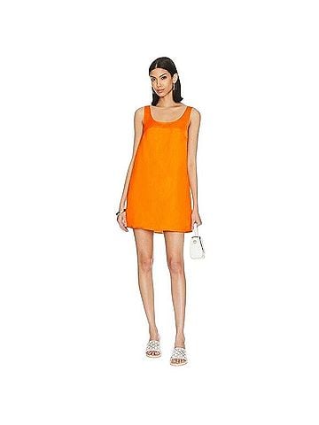 FRAME Denim Micro Flare Mini Dress Cocktail Dress (view 1)