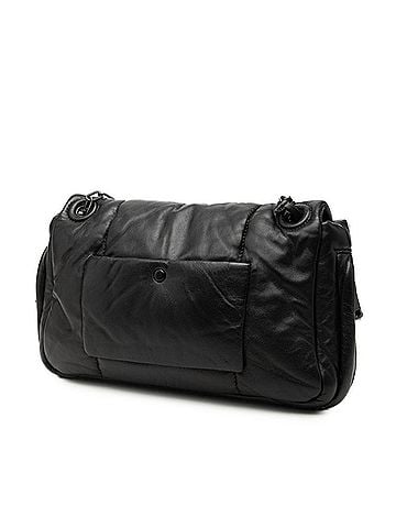 Prada Prada Nappa Bomber Chain Shoulder Bag, Black Leather, Women's PRADA (view 2)