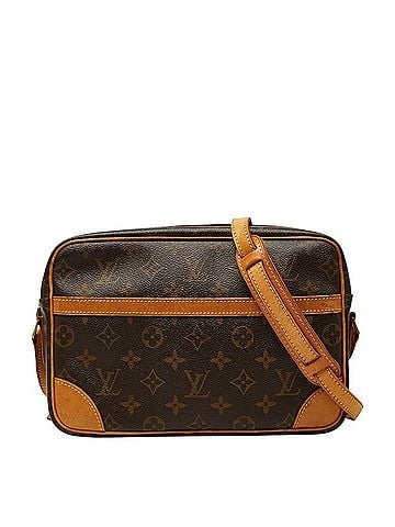 Louis Vuitton Louis Vuitton Monogram Trocadero 27 Crossbody Shoulder Bag M51274 Brown Leather Women's LOUIS VUITTON (view 1)