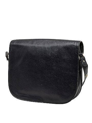 Saint Laurent Saint Laurent YSL logo shoulder bag, black leather, women's. (view 2)