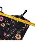 Guess 100% Polyester Floral Black Multi Color Cocktail Dress Size 12 - photo 6