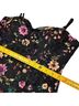 Guess 100% Polyester Floral Black Multi Color Cocktail Dress Size 12 - photo 7
