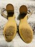 Badgley Mischka Gold Heels Size 7 - photo 4