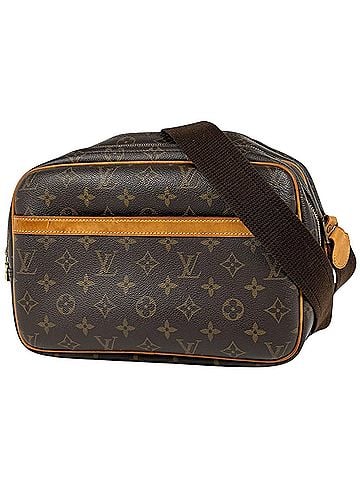 Louis Vuitton Louis Vuitton Reporter PM Shoulder Bag, Monogram Brown, M45254, Women's (view 1)