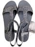 Ipanema Gray Silver Sandals Size 10 - photo 1