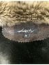 Kaity 100% Polyester Brown Black Faux Leather Jacket Size M - photo 3