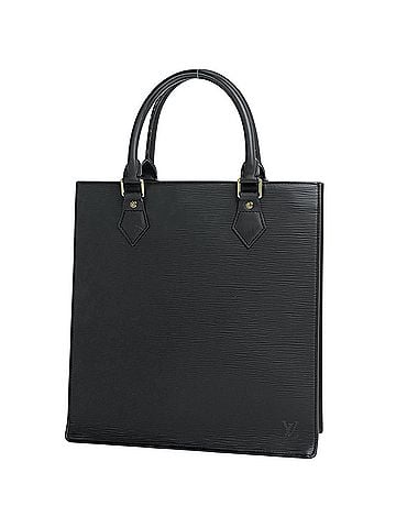 Louis Vuitton Louis Vuitton Sac Plat PM Handbag Tote Bag Epi Noir (Black) M52742 Women's (view 1)