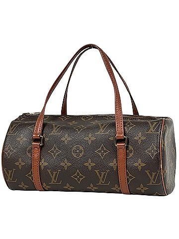 Louis Vuitton Louis Vuitton Papillon 26 Cylindrical Handbag (Older Model) Monogram Brown M51366 Women's (view 1)