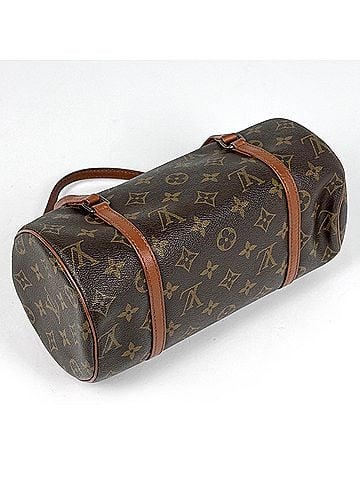 Louis Vuitton Louis Vuitton Papillon 26 Cylindrical Handbag (Older Model) Monogram Brown M51366 Women's (view 2)