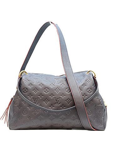 Louis Vuitton LOUIS VUITTON M43719 Monogram Empreinte Marine Rouge Pontue PM Shoulder Bag Navy Gold Hardware Women's (view 1)