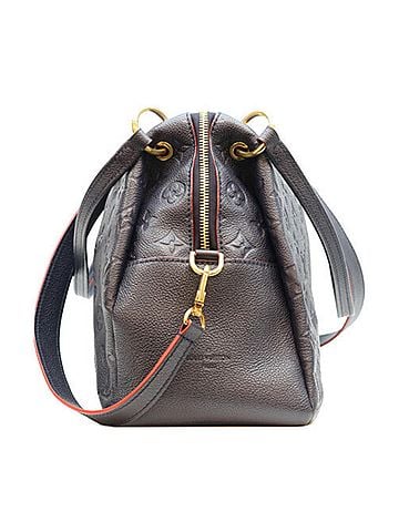 Louis Vuitton LOUIS VUITTON M43719 Monogram Empreinte Marine Rouge Pontue PM Shoulder Bag Navy Gold Hardware Women's (view 2)