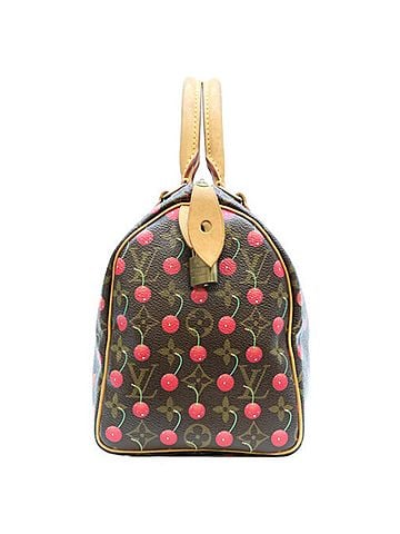 Louis Vuitton LOUIS VUITTON M95009 Monogram Cherry Speedy 25 Handbag, Brown, Gold Hardware, Women's (view 2)