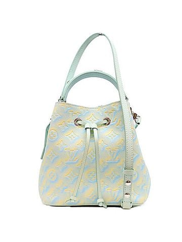 Louis Vuitton LOUIS VUITTON M46269 Monogram Empreinte Summer Stardust Vert d'Or Neo Noe BB Shoulder Bag Blue Yellow Silver Hardware Women's (view 1)