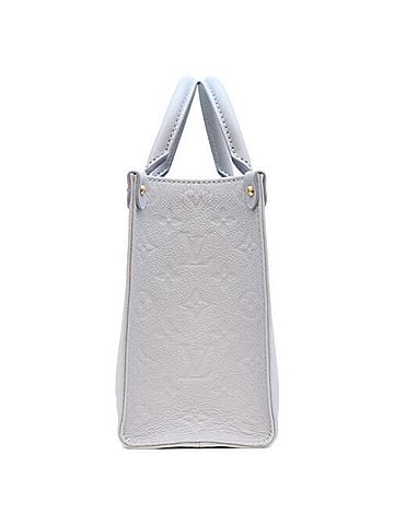 Louis Vuitton LOUIS VUITTON M46840 Monogram Empreinte Blue OnTheGo PM Shoulder Bag, with Gold Hardware, Women's (view 2)