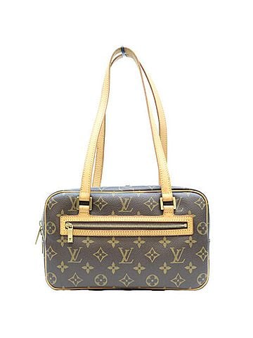 Louis Vuitton LOUIS VUITTON M51182 Monogram Cite MM Shoulder Bag, Brown with Gold Hardware, Women's (view 1)
