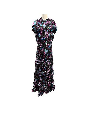 Shoshanna Loretta Floral Ruffle Gown Cocktail Dress (view 1)