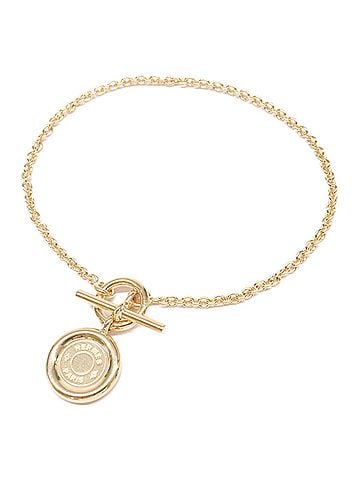 Hermès HERMES Hermes 750 Sellier Clou de Selle Toggle Bracelet, Yellow Gold, Refurbished, Women's (view 1)