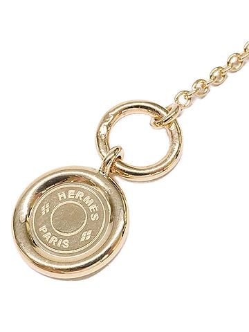Hermès HERMES Hermes 750 Sellier Clou de Selle Toggle Bracelet, Yellow Gold, Refurbished, Women's (view 2)