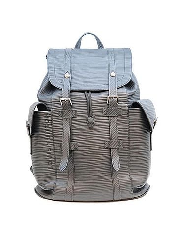 Louis Vuitton LOUIS VUITTON Louis Vuitton Black M24326 Christopher MM Epi XL Backpack Silver Hardware Men's (view 1)