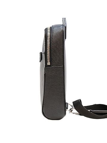 Louis Vuitton LOUIS VUITTON M30741 Taiga Rama Outdoor Sling Bag Shoulder Black with Gray Hardware Men's (view 2)