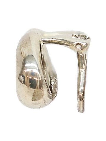 Tiffany & Co. TIFFANY&amp;Co. Tiffany Bean Earrings, Sterling Silver 925, 4.8g, Women's Earrings (view 2)