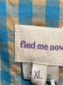 Anthropologie Checkered-gingham Blue Tan Jacket Size XL - photo 3